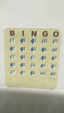 Bingo cards sliding for sale  Lanesborough