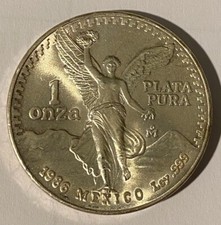 Messico oncia 1986 usato  Montecatini Terme