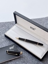 Caneta esferográfica Montblanc Gold Classique luxo 163 nova com caixa de recarga fabricante de equipamento original comprar usado  Enviando para Brazil