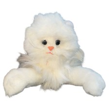 Ty Classic Angora ANGEL the White Himalayan Fofo Cat Coréia 18" 1986 RARO comprar usado  Enviando para Brazil
