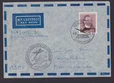 Flugpost DDR Berlin Köpenick Brief EF 535 Luftpost Deutsche Lufthansa Mockau, usado comprar usado  Enviando para Brazil