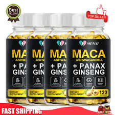 Raiz de maca vitamisan orgânica preta, vermelha, amarela 10000 mg cápsulas Peru maca 120 peças comprar usado  Enviando para Brazil