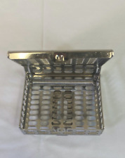 Usado, Bandeja de armazenamento pequena autoclavável de aço inoxidável 2,5" x 2,5" x 0,75" comprar usado Usado, Bandeja de armazenamento pequena autoclavável de aço inoxidável 2,5" x 2,5" x 0,75" comprar usado  Enviando para Brazil