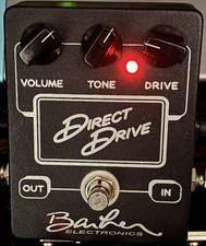 Pedal de efeitos de guitarra Barber Electronics acionamento direto overdrive distorção, usado comprar usado  Enviando para Brazil