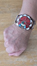 Zuni sunface cuff for sale  Cedar Grove
