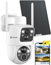 COCOCAM 2K kamera monitorująca zewnętrzna bateria Wi-Fi z podwójnym obiektywem, kamera solarna na sprzedaż  Wysyłka do Poland