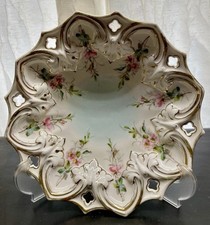 Rosetta Moliere Moosrose Gebackschale, prato de servir porcelana alemã, Morose. comprar usado  Enviando para Brazil