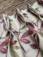 Handmade curtains jacquard for sale  LEDBURY