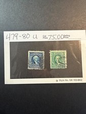 Scott 479 480 for sale  Houston