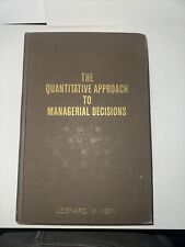 Quantitative approach manageri for sale  Duluth