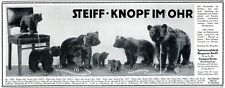 Steiff bärenfamilie reklame gebraucht kaufen  Waldburg