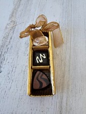 Caixa de chocolate vintage enfeite de trufa árvore de Natal exclusivo comprar usado  Enviando para Brazil
