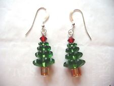 Christmas tree earrings for sale  Mansfield