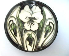 Moorcroft pansy round for sale  EXETER