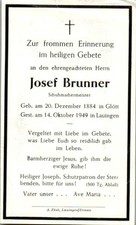 Sterbebild josef brunner gebraucht kaufen  Singen (Hohentwiel)