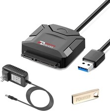 Adaptador FD USB 3.0 a SATA + Clonador de Unidad para Discos Duros y SSD de 2.5" y 3.5" segunda mano  Embacar hacia Mexico