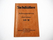 Schlüter as18 dieselschlepper gebraucht kaufen  Merseburg