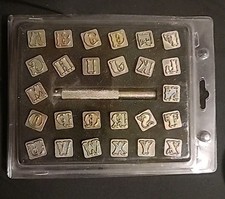 Leather working alphabet for sale  Norman