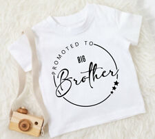 Promovido para camiseta Big Brother, bodysuit bebê, gravidez revela design moderno comprar usado  Enviando para Brazil