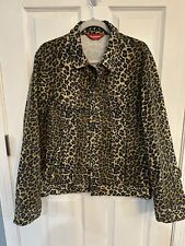 Supreme leopard denim for sale  West Chester