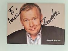 Bernd stelter autogramm gebraucht kaufen  Möckmühl