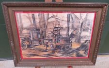 Framed pastel picture for sale  BANBURY