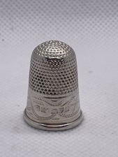 Solid silver thimble for sale  CAMBORNE