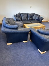 Leather piece suite for sale  WARRINGTON