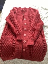 Handknitted ladies aran for sale  DEESIDE