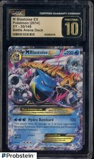 2014 Pokemon XY Battle Arena Deck #30/146 M Blastoise Ex CGC 10 IMPECÁVEL comprar usado  Enviando para Brazil