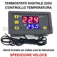 Termostato digitale 220v usato  Valguarnera Caropepe