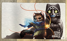 Tapete para jogos MTG Magic Meowigins Cat Jace Andrea Radeck SCG 2015 MANCHADO comprar usado  Enviando para Brazil