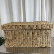 Vintage woven ottoman for sale  BASILDON