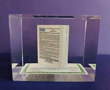 BRINQUEDO/LÁPIDE DE ACORDO FINANCEIRO INICIAL 1974. Oferta de títulos NATIONAL MUNICIPAL TRUST. comprar usado  Enviando para Brazil