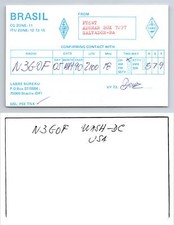 Usado, Cartão postal de rádio amador QSL QSO PY6WT, Salvador, BA, Brasil comprar usado  Enviando para Brazil