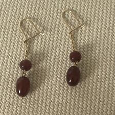 9ct amber drop for sale  PAIGNTON