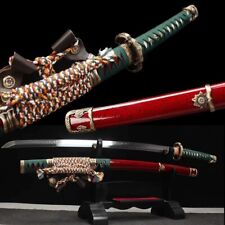 Espada japonesa de alta qualidade Tachi Katana argila afiada lâmina de aço temperado T10 comprar usado  Enviando para Brazil