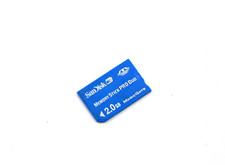 Cartão de memória SanDisk 2GB Memory Stick Pro Duo genuíno para câmera Sony/PSP ciano comprar usado  Enviando para Brazil