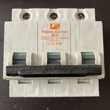 Federal electric mcb for sale  NOTTINGHAM