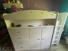 White loft bed for sale  Simpsonville