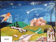 Dipinto sfondo presepe usato  Catanzaro