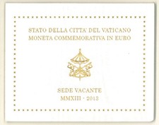 Euro vaticano 2013 usato  Forgaria nel Friuli