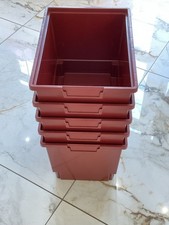 Burgundy storage box for sale  SALFORD