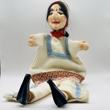 Boneco de mão GDR Curt Meissner Dresdner boneca artista mulher indiana top, usado comprar usado  Enviando para Brazil