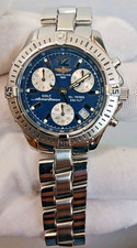Breitling steel chronograph d'occasion  Expédié en Belgium