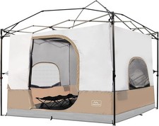 Usado, Barraca interna de acampamento KAMPKEEPER para dossel pop-up telhado totalmente ventilado, cáqui 10x10 comprar usado  Enviando para Brazil