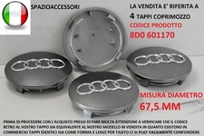 Coprimozzo audi grigio usato  Roma