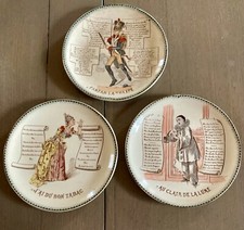 Assiettes parlantes terre d'occasion  Barneville-Carteret