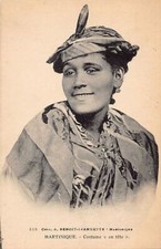 Martinique costume tête d'occasion  France