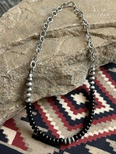 onyx inches bead necklace 16 for sale  Albuquerque